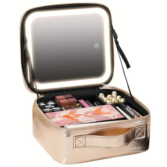 Estuche de Maquillaje + Espejo Luminoso